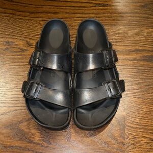 Birkenstock Black Slip-On Sandals